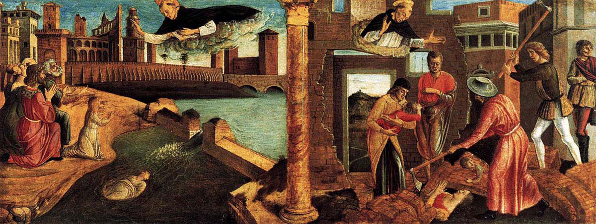 Polyptych of San Vincenzo Ferreri predella one